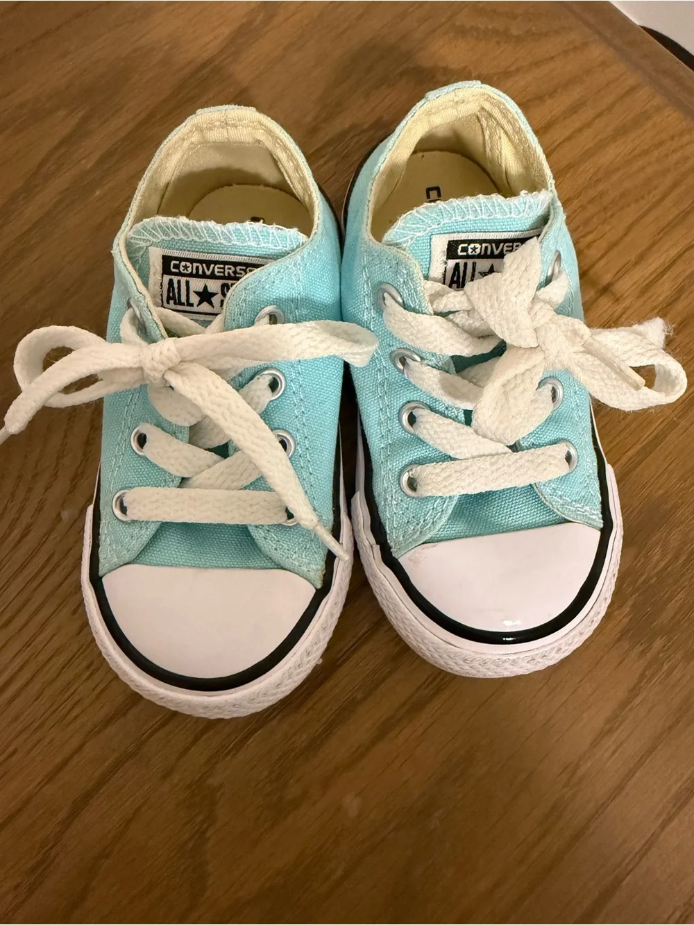 Converse Kids Light Aqua Low Top Sneakers